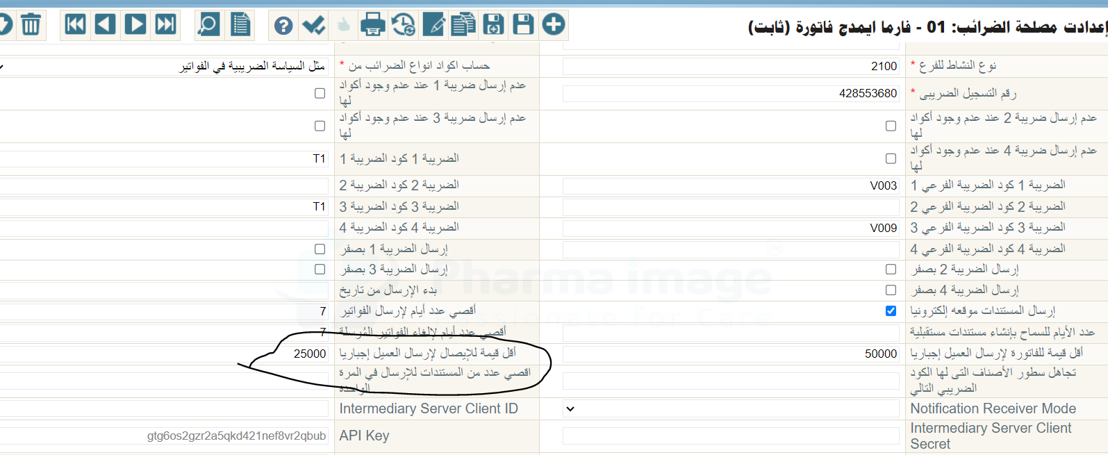 Minimum Value For Personal Receipts