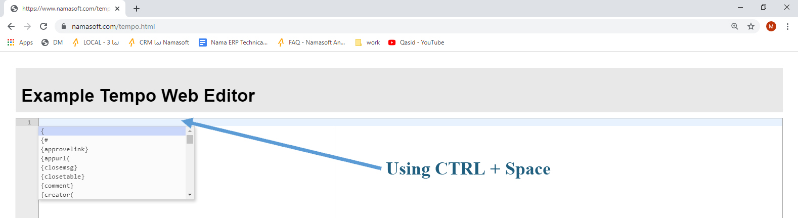 Tempo Editor