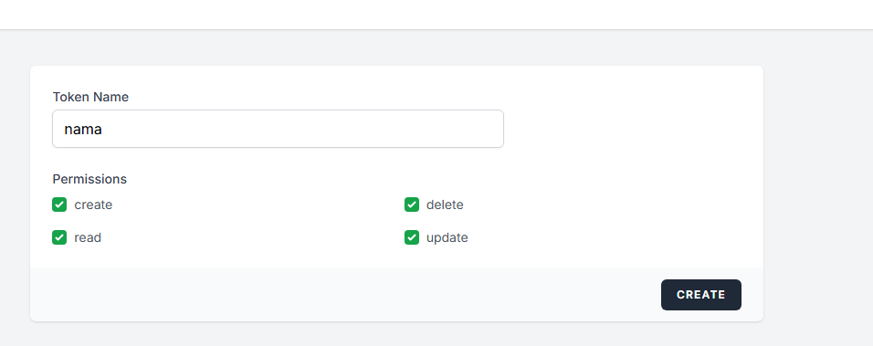 Token Screen